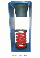 Image of Spring hangers SHE1 rated load 75lbs 34Kg color black