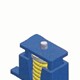 Thumbnail image(3) of Housing spring mounts G1 rated load 110lbs 50Kg color blue