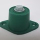 Thumbnail image(3) of Rubber floor mounts RMD1 rated load 66lbs 30Kg color green