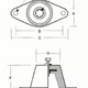 Thumbnail image(2) of Rubber floor mounts RMD4 rated load 1320lbs 600Kg color green